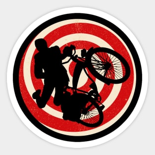 Pee Wee Herman On His Bike Sticker